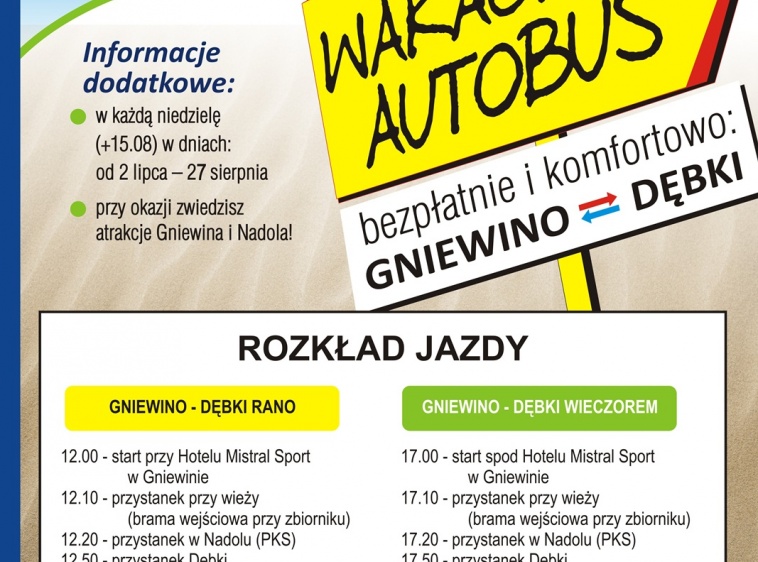 Kompleks "Kaszubskie Oko"Wakacyjny autobus