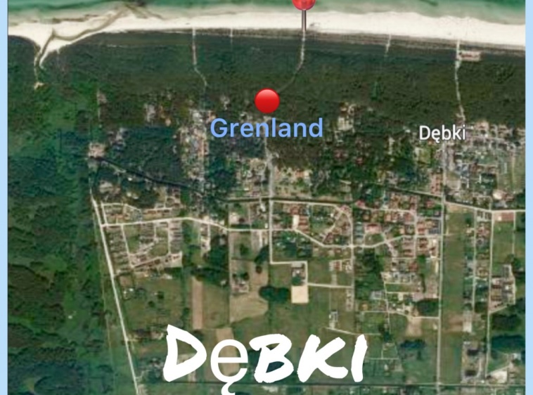 GRENLAND  450 m do morza , 5 min. spacerem przez las.?v=1.0