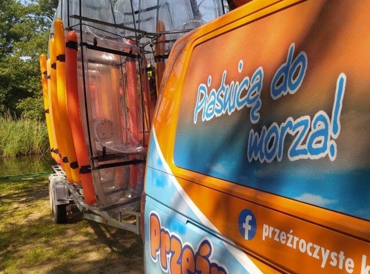 Przeźroczyste Kajaki Dębki