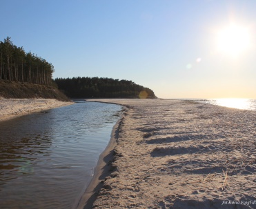 Piaśnica i Bałtyk &ndash; zachwycające ujście rzeki w Dębkach