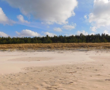 Dębki &ndash; szeroka, piaszczysta plaża otoczona naturą