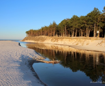 Ujście rzeki Piaśnicy w Dębkach &ndash; obowiązkowy punkt każdej wizyty